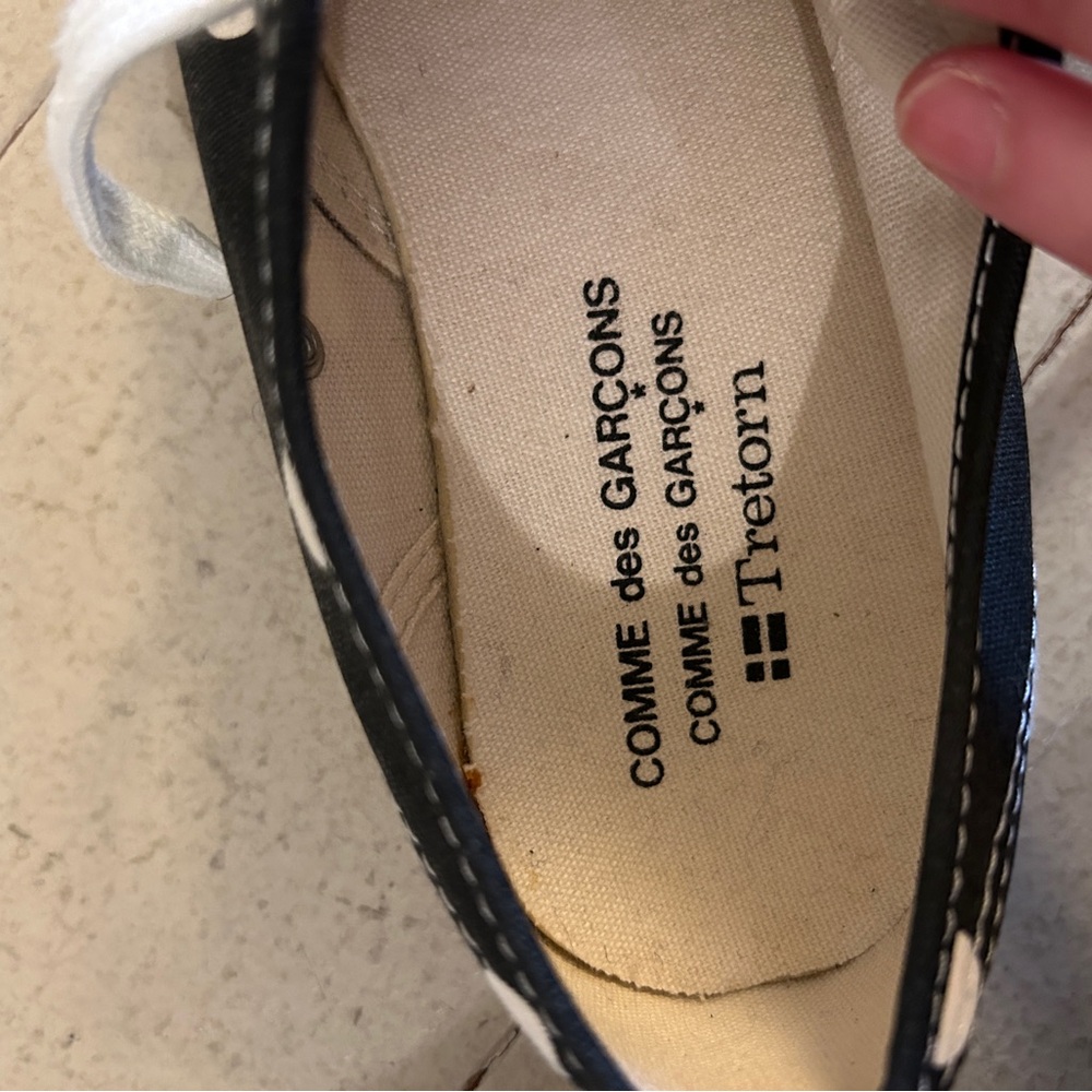 COMME des GARÇONS x Tretorn Dot Canvas Sneakers - Picture 6 of 9